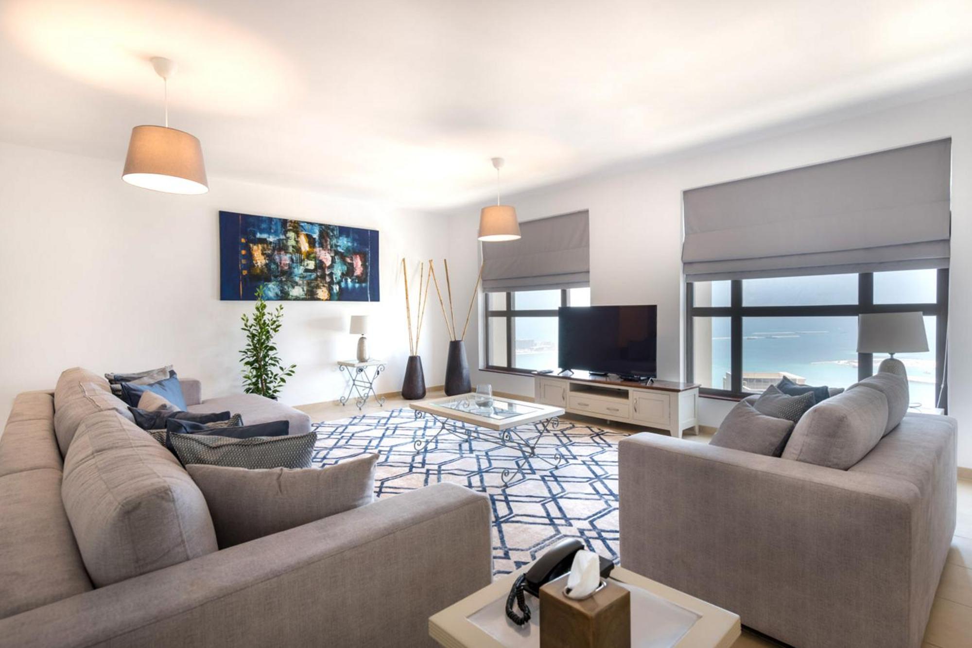 Stunning Marina & Sea View 4 Bedroom Apartment, Murjan 6 Jumeriah Beach ドバイ エクステリア 写真