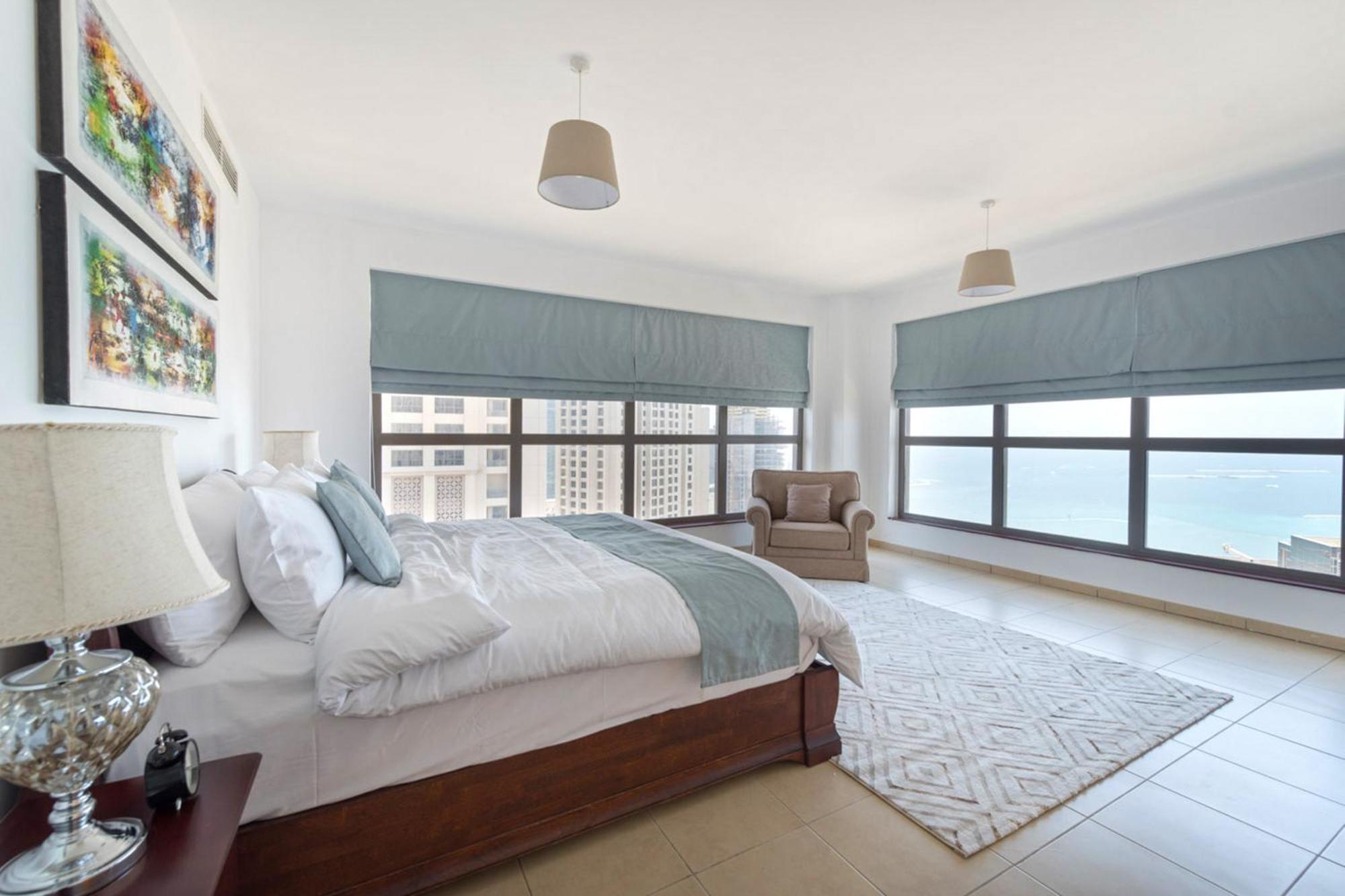 Stunning Marina & Sea View 4 Bedroom Apartment, Murjan 6 Jumeriah Beach ドバイ エクステリア 写真