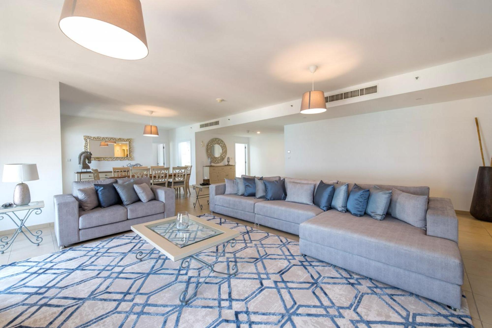 Stunning Marina & Sea View 4 Bedroom Apartment, Murjan 6 Jumeriah Beach ドバイ エクステリア 写真